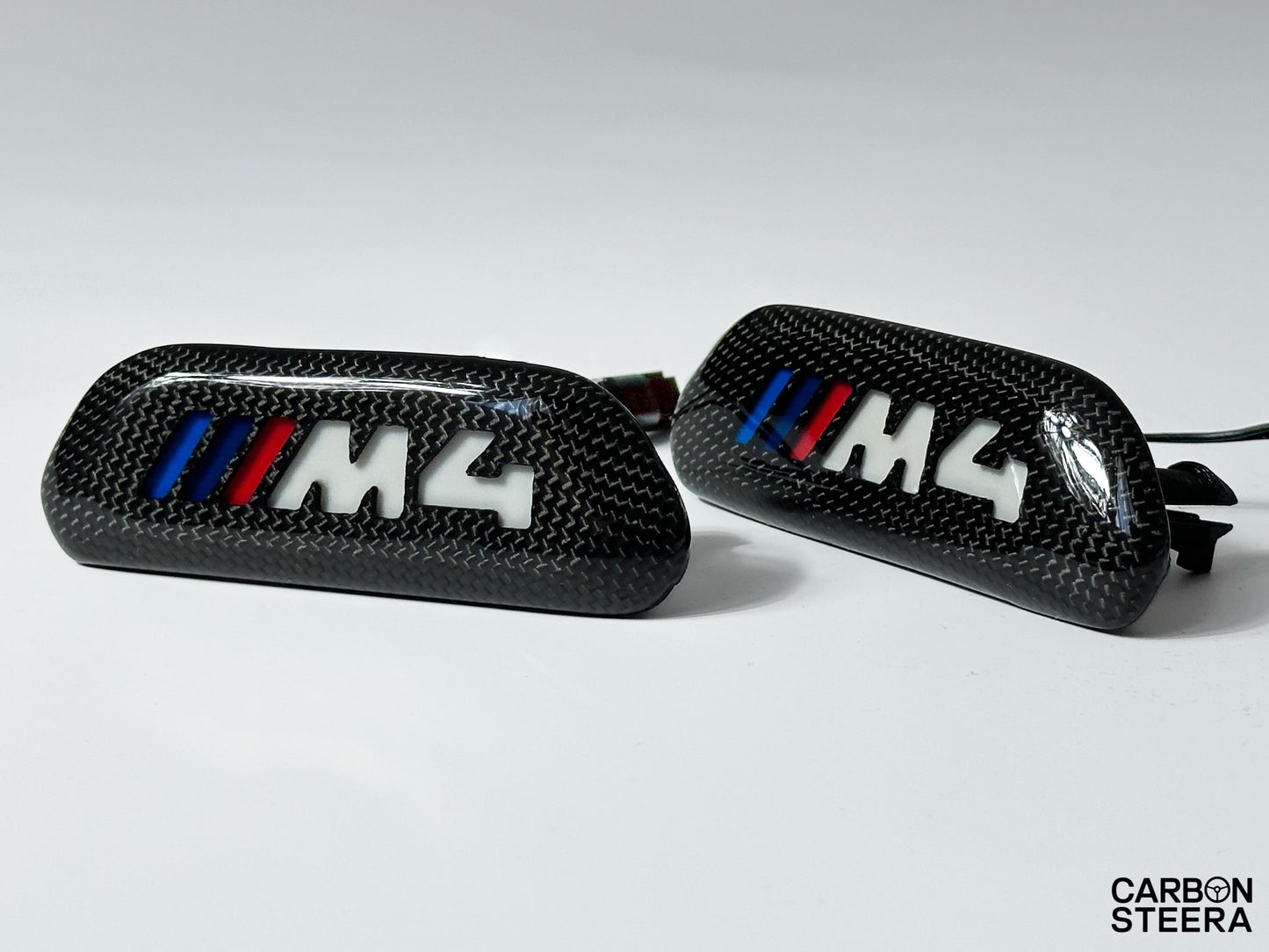 F82 / F83 BMW M4 Illuminated carbon fiber Seat Badge