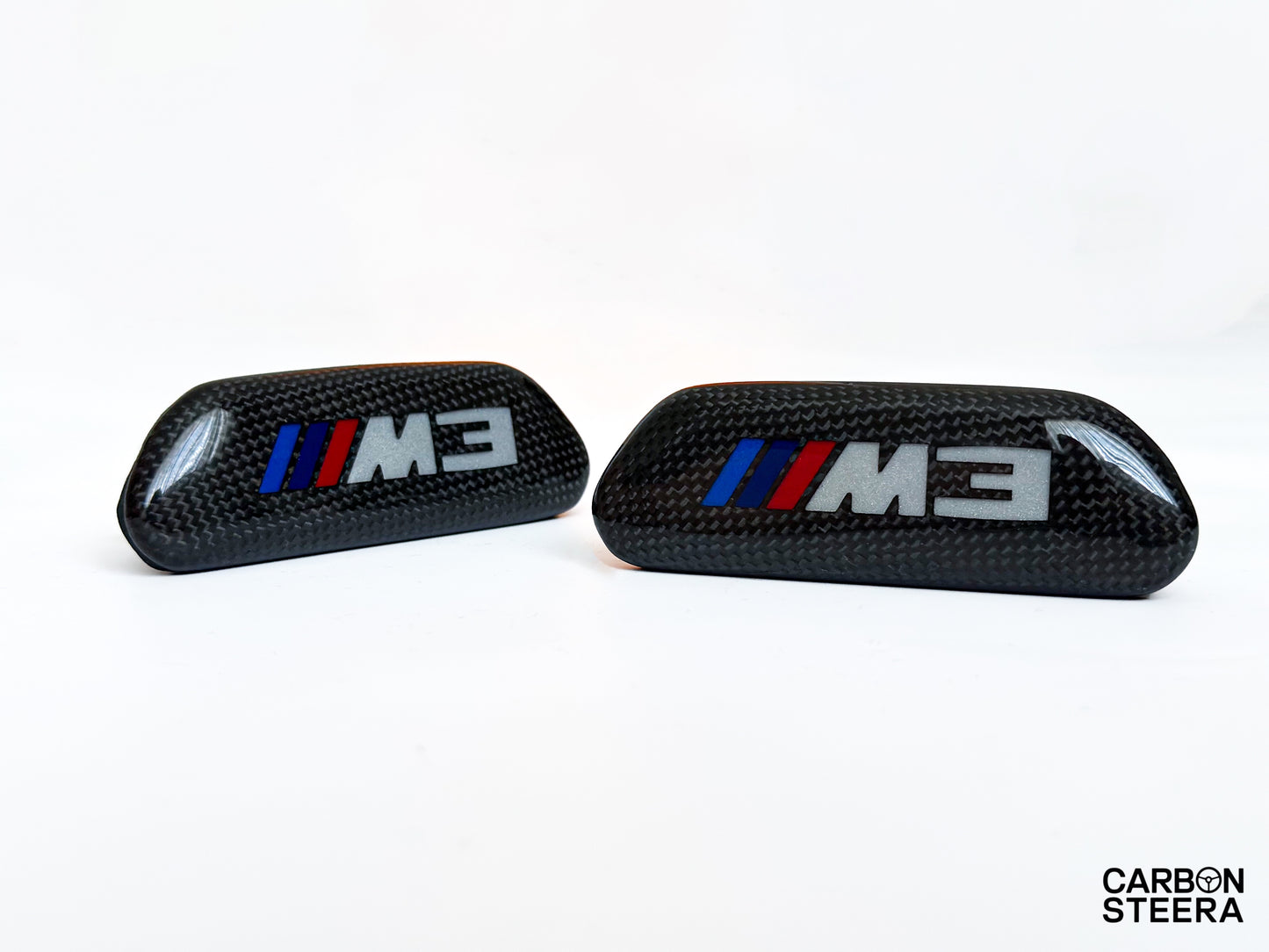 F80 BMW M3 Illuminated carbon fiber Seat Badge