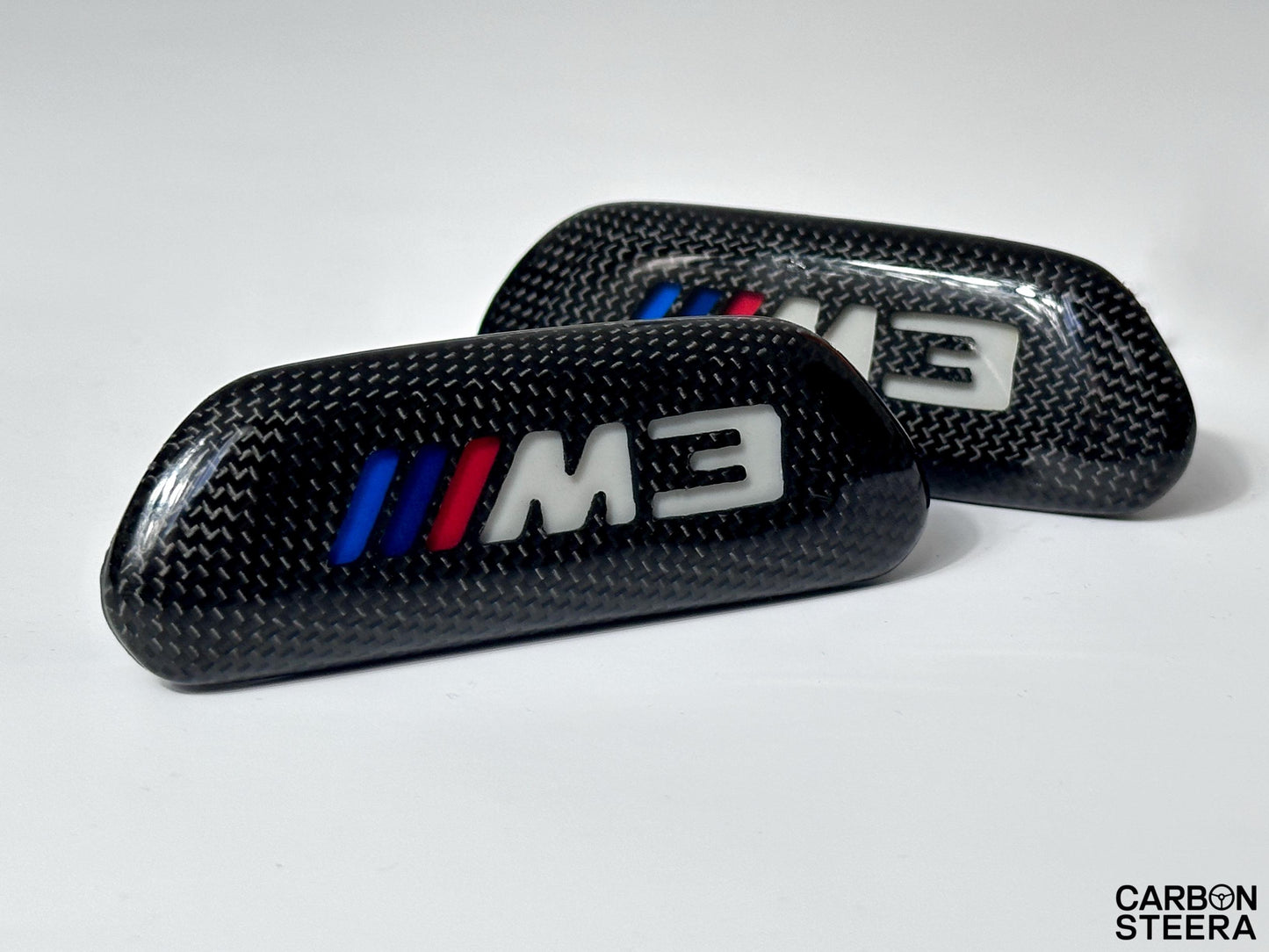 F80 BMW M3 Illuminated carbon fiber Seat Badge